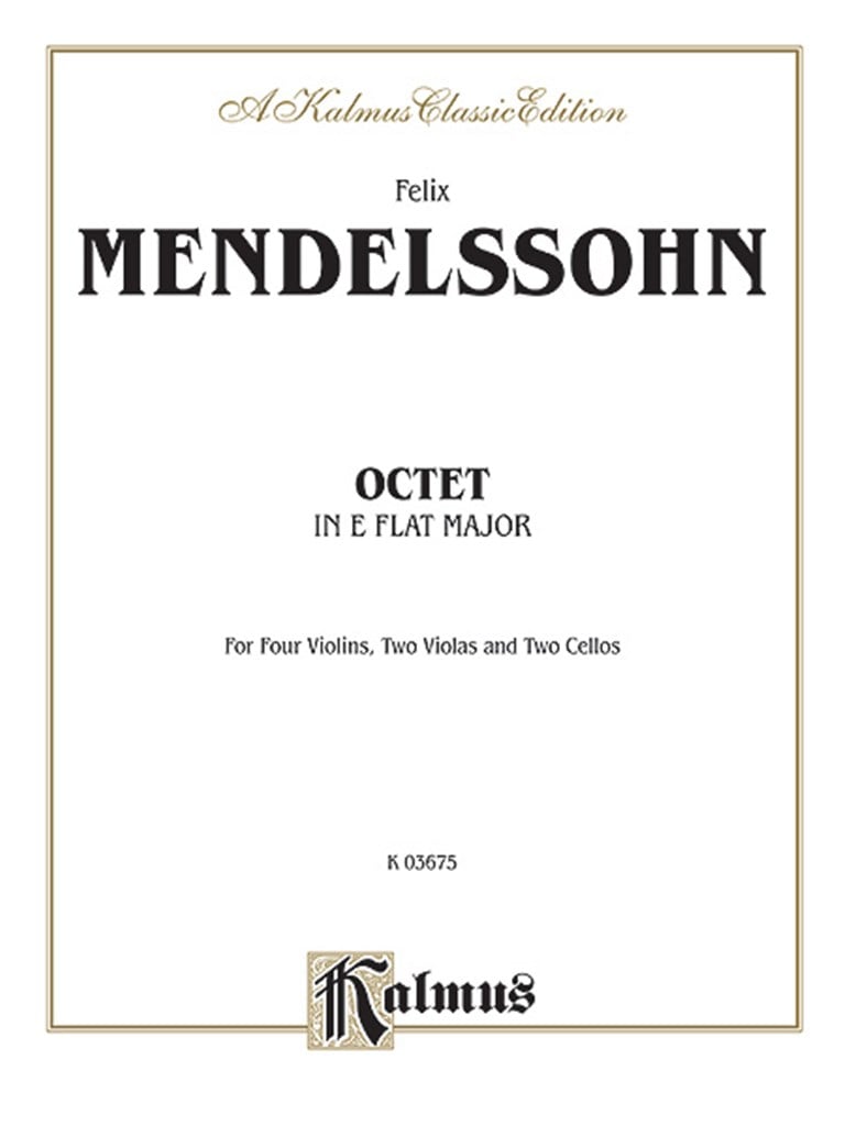 String Octet in E-Flat Major, Op. 20